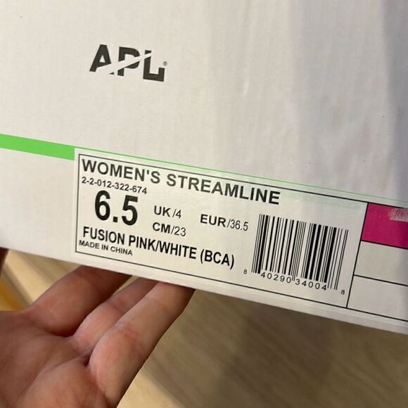 APL | Shoes | Apl Womens Streamline Sneakers Fusion Pink  APL Women’s Streamline Sneakers Fusion Pink White, Breast Cancer Awareness NIB S